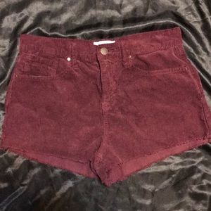 Maroon shorts